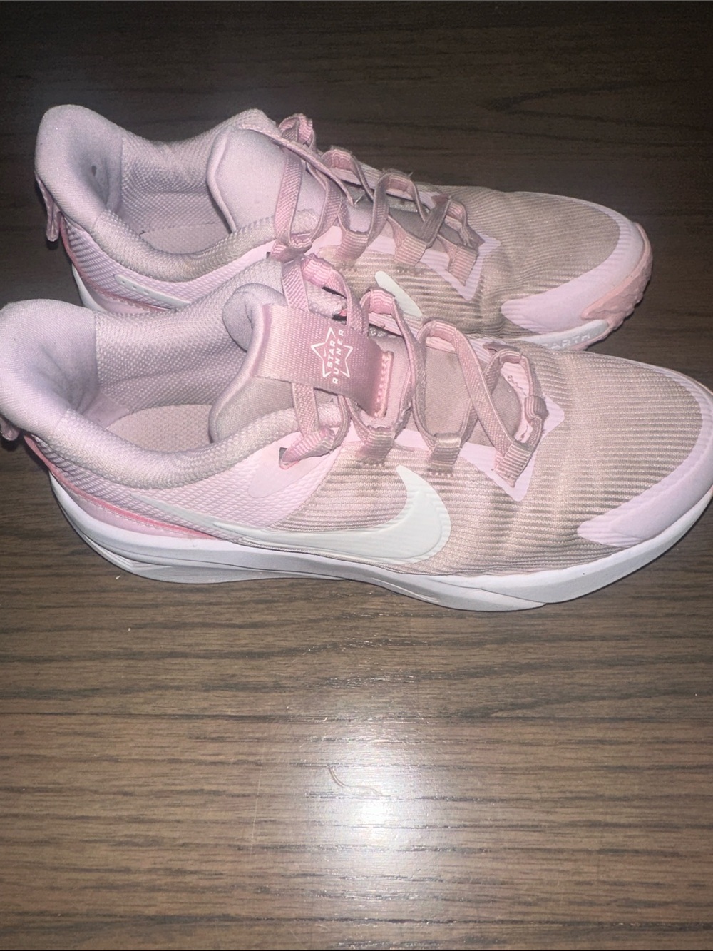 Nike Women’s Pink Athletic Sneakers with White Swoosh